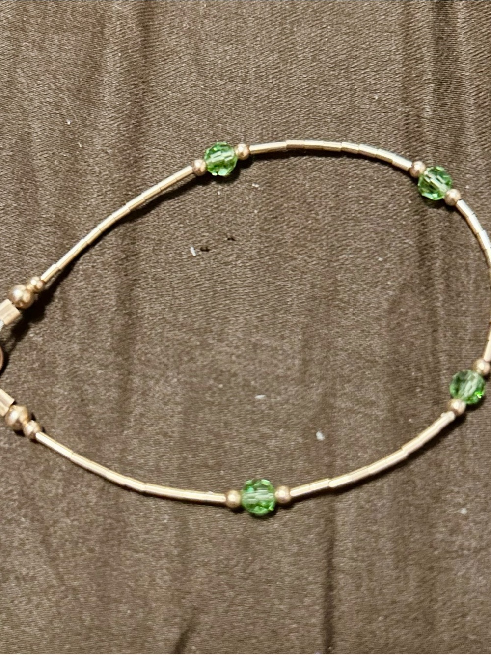 Peridot Gem Bracelet